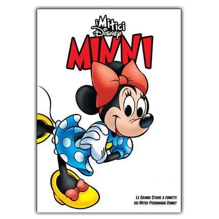 ディズニー　ミニー　イタリア洋書　I Mitici Disney Vol.6 『MINNI』　コイン付　2009年3月16日発行　イタリア語　新品_画像1