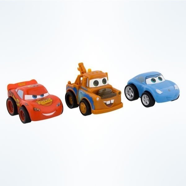 ディズニー　カーズ　Cars　プルバックカー3個セット　USAディズニーテーマパーク　DL　WDW　パッケージ入り　新品_画像1