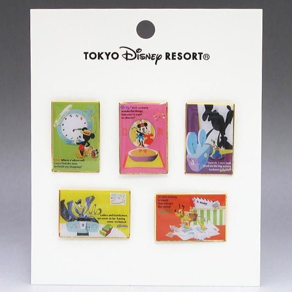 ヤフオク ディズニー ミッキー Tdrイラスト風5ピンセット ヤフオク ディズニー ミッキー Tdrイラスト風5ピンセット