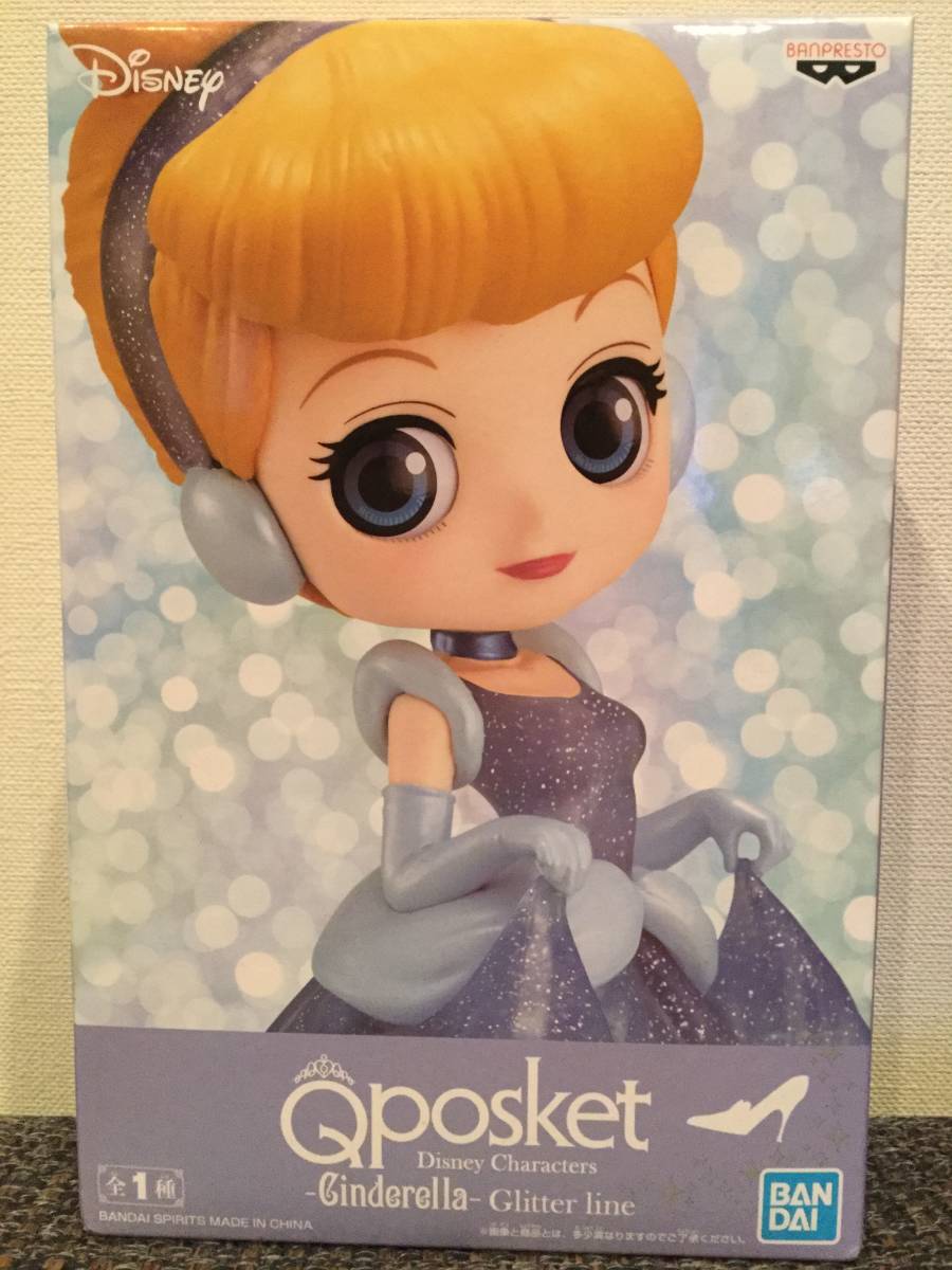 Q posket Disney Characters Cinderella Glitter Line ディズニー Qposket シンデレラ フィギュア プライズ 新品 未開封 同梱可_画像1