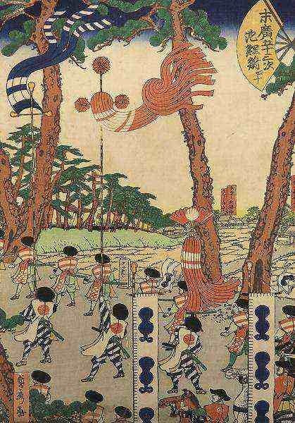 ☆歌川貞秀『末廣五十三次・知立』木版画 絵画 【B4404】 | www