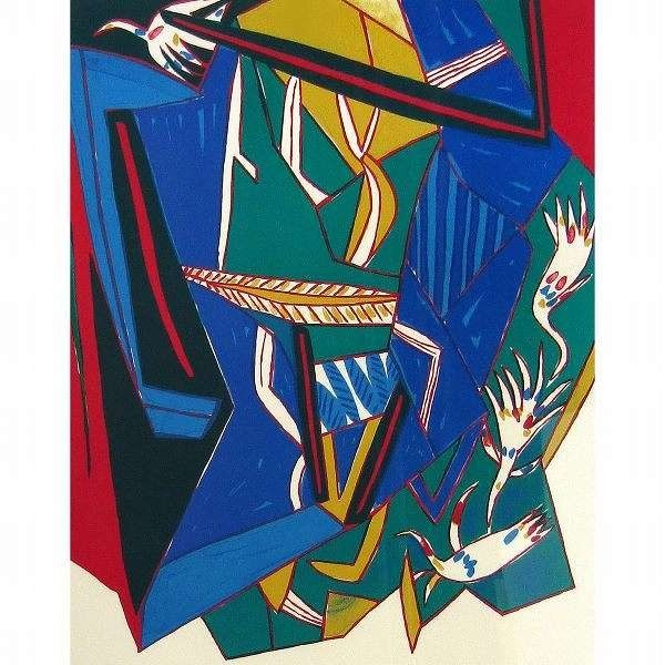 ☆池田満寿夫『天平時代C』リトグラフ 絵画 【B5130】 | cottonclub.hr