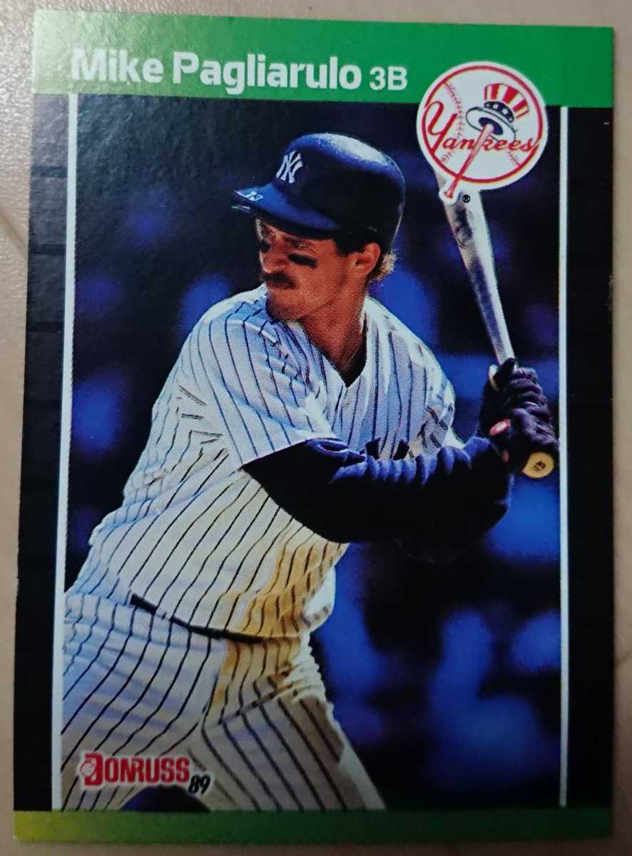 ★来日外国人 パグリアルーロ 西武 ライオンズ MIKE PAGLIARULO DONRUSS 1989 #127 メジャーリーグ MLB NEW YORK YANKEES ヤンキースの画像1
