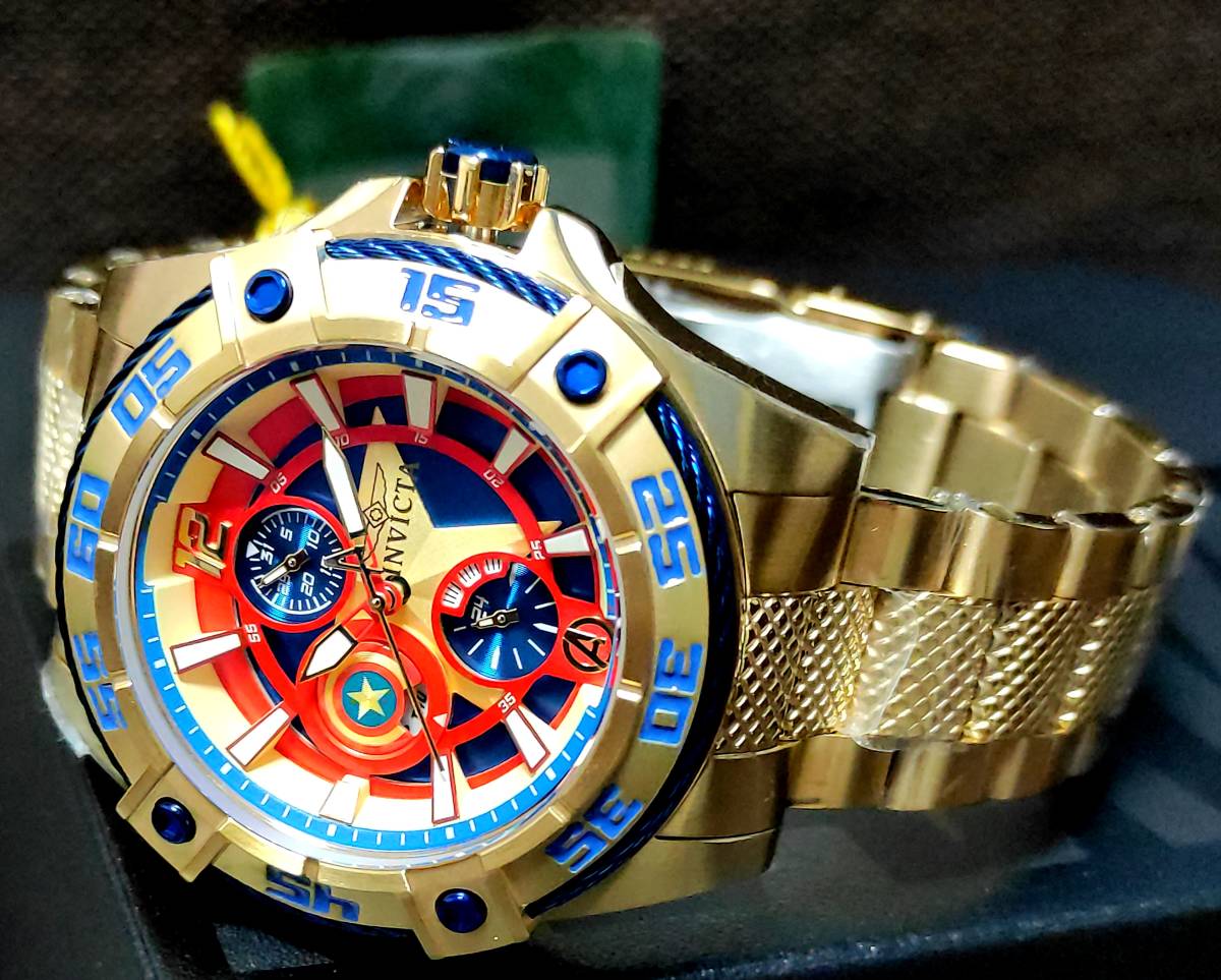注目のブランド キャプテンアメリカ MARVEL 高級腕時計 インビクタ