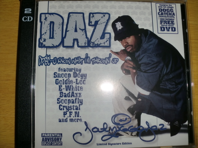 美品 Daz [U Know What I'm Throwin' Up][West] dogg pound dr.dre 2pac daz kurupt snoop dogg nate dogg quik soopafly ice cube wc