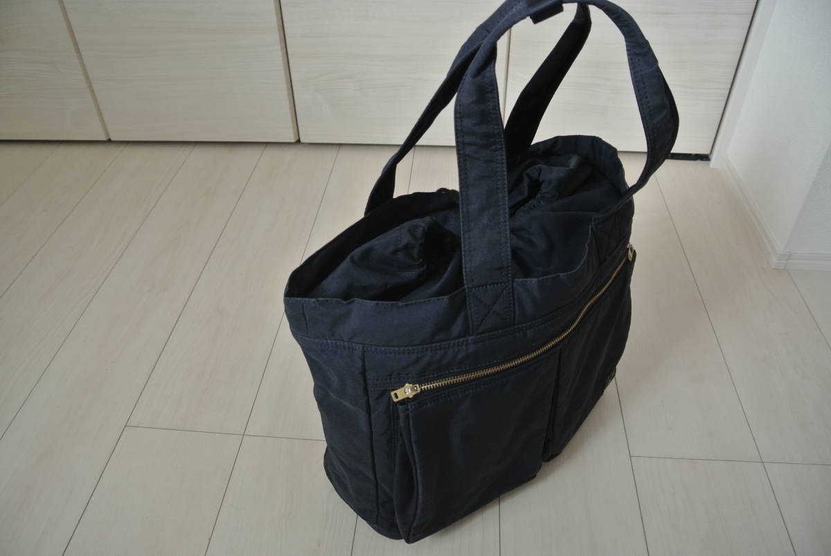 [ prompt decision ] beautiful goods Porter do rough to tote bag navy PORTER DRAFT TOTE BAG