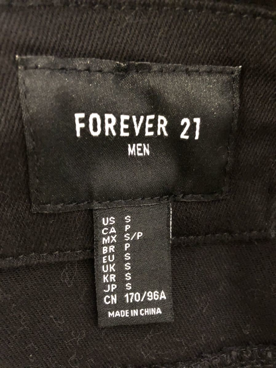 美品FOREVER 21 MEN ジップGジャン/フォーエバー デニムジャケット zip forever21_画像3