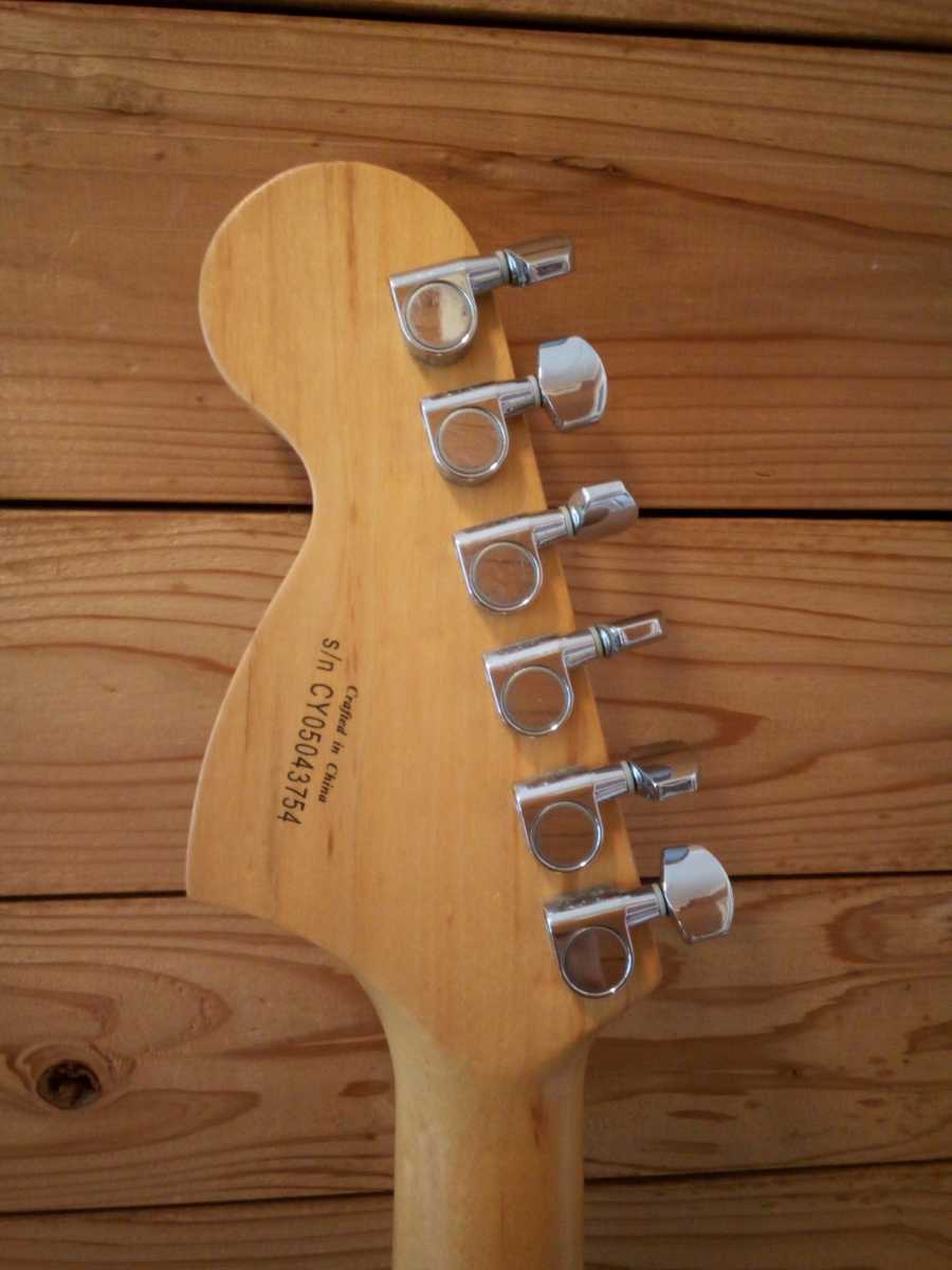 Squier affinitymodel made in chine 2006年製_画像5