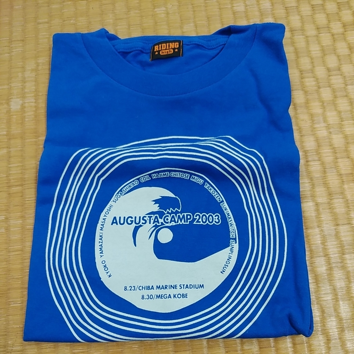  not yet have on Augusta camp 2003 DVD privilege T-shirt apricot Yamazaki Masayoshi Suga Shikao coil Hajime Chitose ... Sukima Switch 