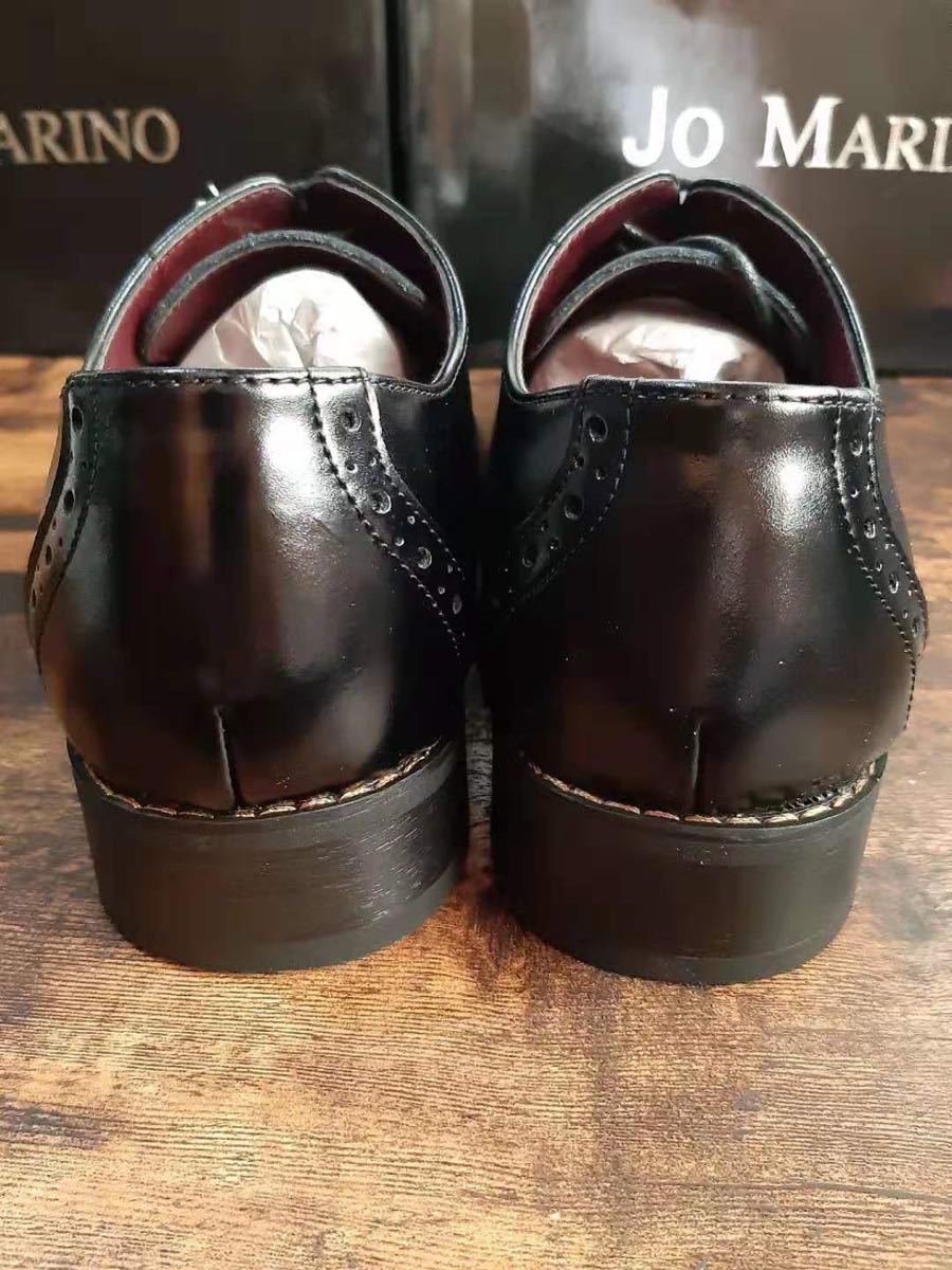数量限定 新品未使用 日本製本革 ビジネスシューズ 紳士靴 182ーBLK