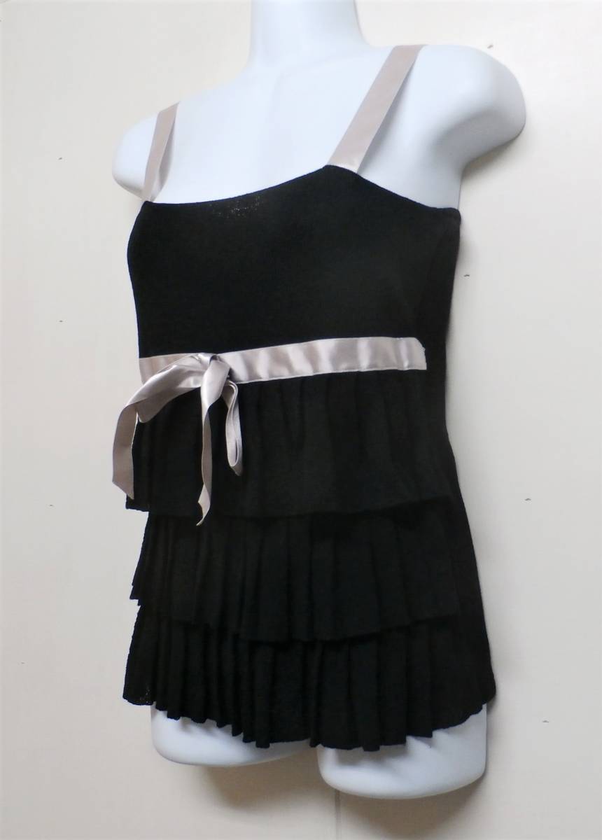 [17409] L'Est Rose / size M / on goods / black camisole / made in Japan 