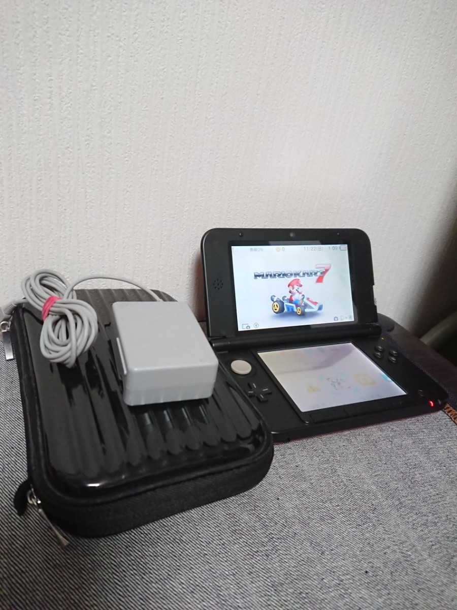 ニンテンドー3DS LL レッド×ブラック  任天堂3DS 3DSLL