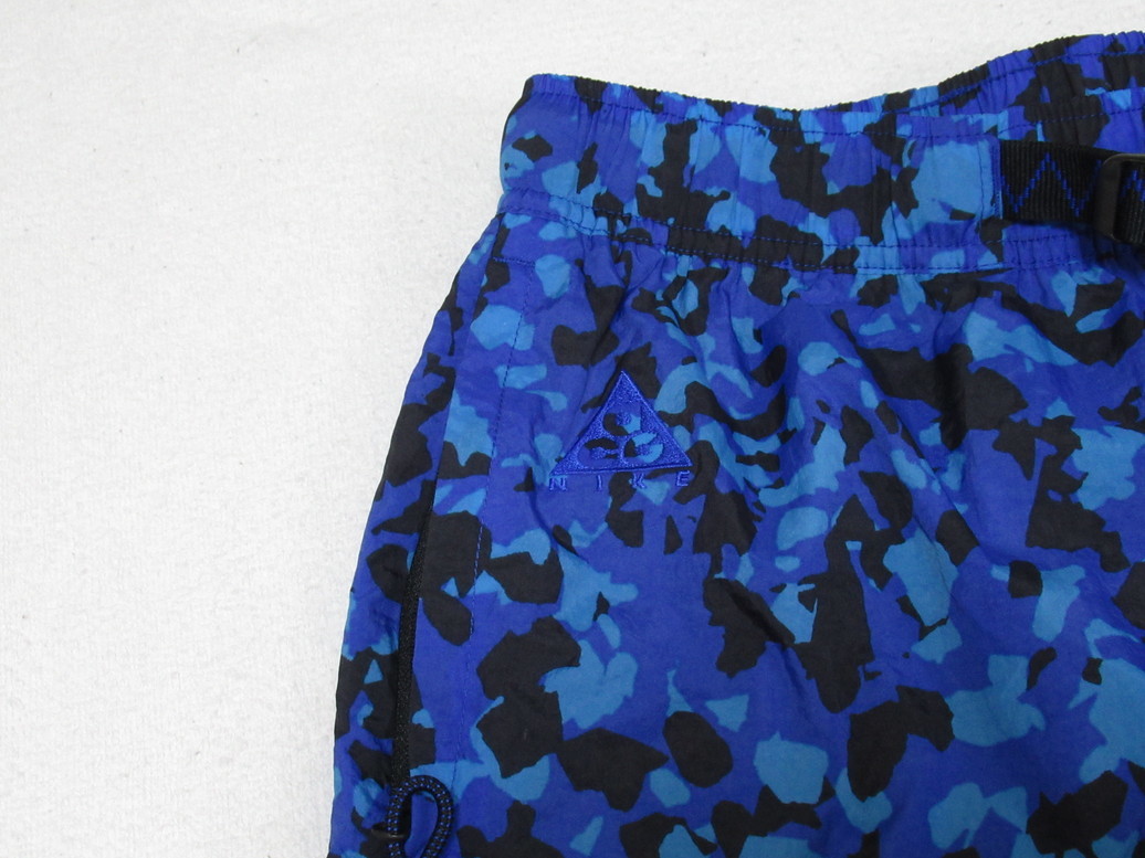 NIKE ACG short pants AOP blue men's XS Nike outdoor Short u-bn pants nylon water-repellent blue CD7639-405