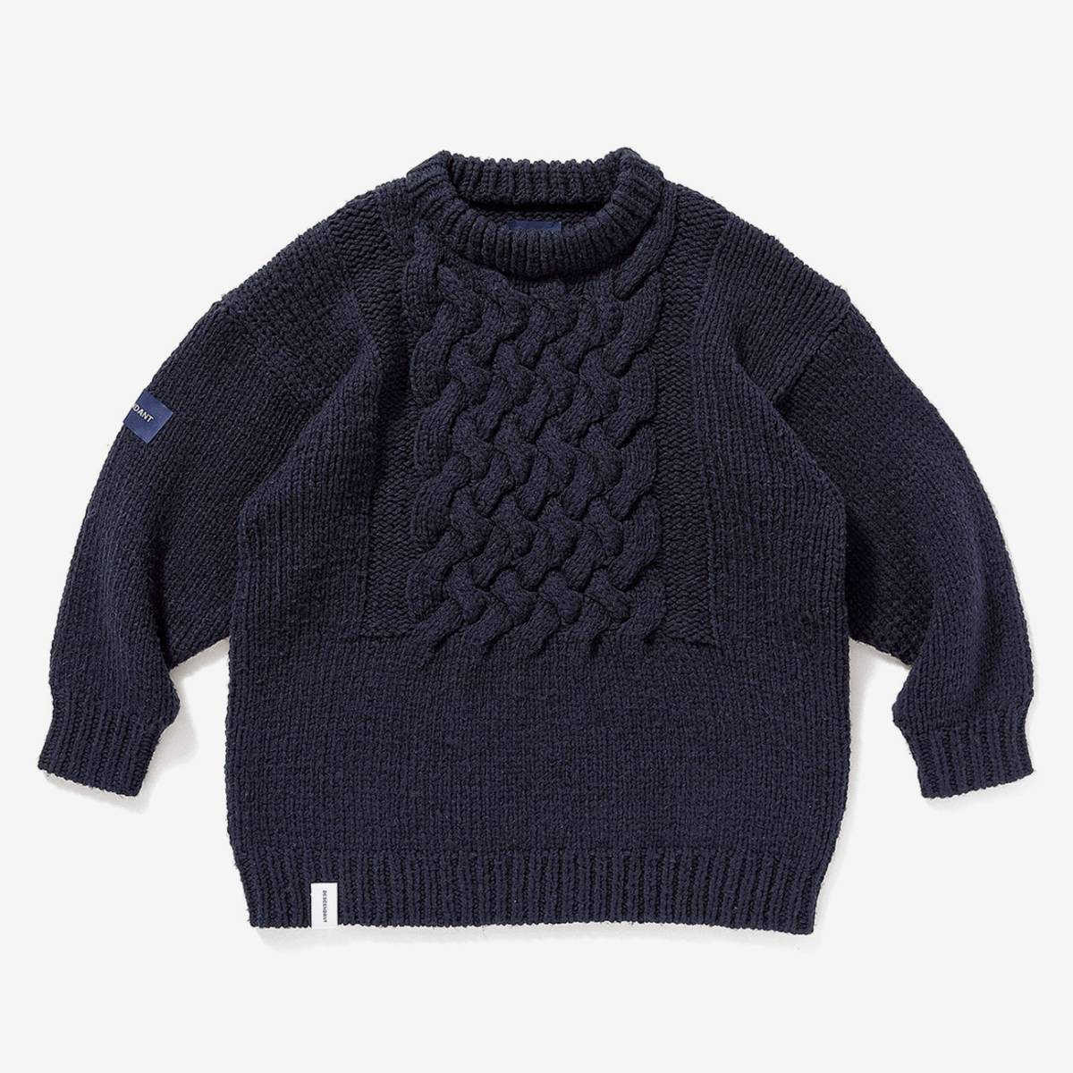 希少★新品本物【紺★サイズ2】★FADED CABLE KNIT フェードケーブルニット 正規店購入 ディセンダント 限定品 入手困難 DESCENDANT 20A/W_画像1