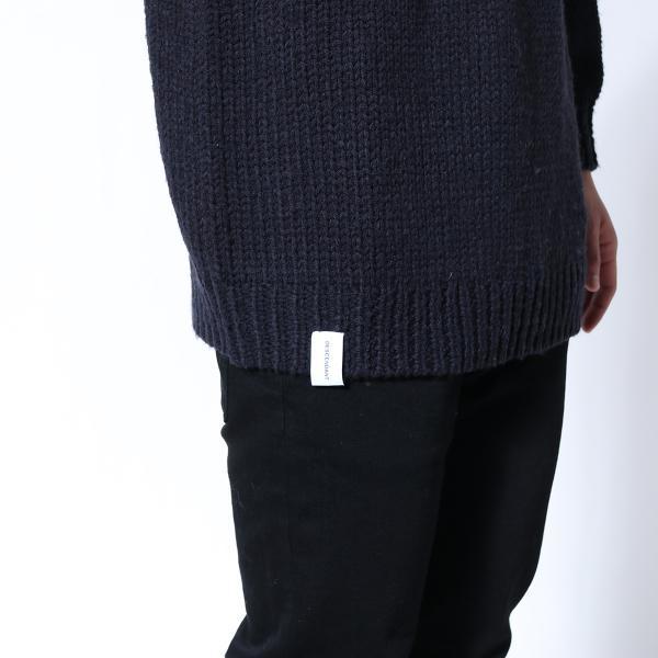 希少★新品本物【紺★サイズ2】★FADED CABLE KNIT フェードケーブルニット 正規店購入 ディセンダント 限定品 入手困難 DESCENDANT 20A/W_画像4