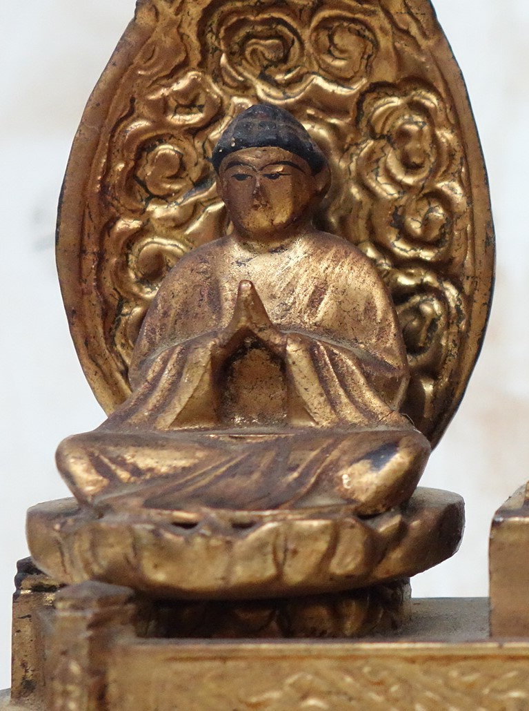 時代物 骨董 伝統工芸 仏教美術 *木彫一塔両尊 木製彫刻 装飾 仏像 時代物 骨董 伝統工芸 仏教美術 *木彫一塔両尊 木製彫刻 装飾 仏像