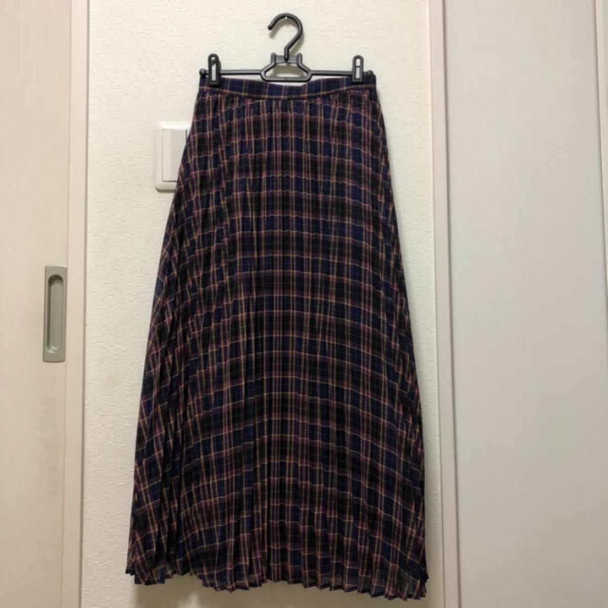GU プリーツロングスカート　Ｍサイズ