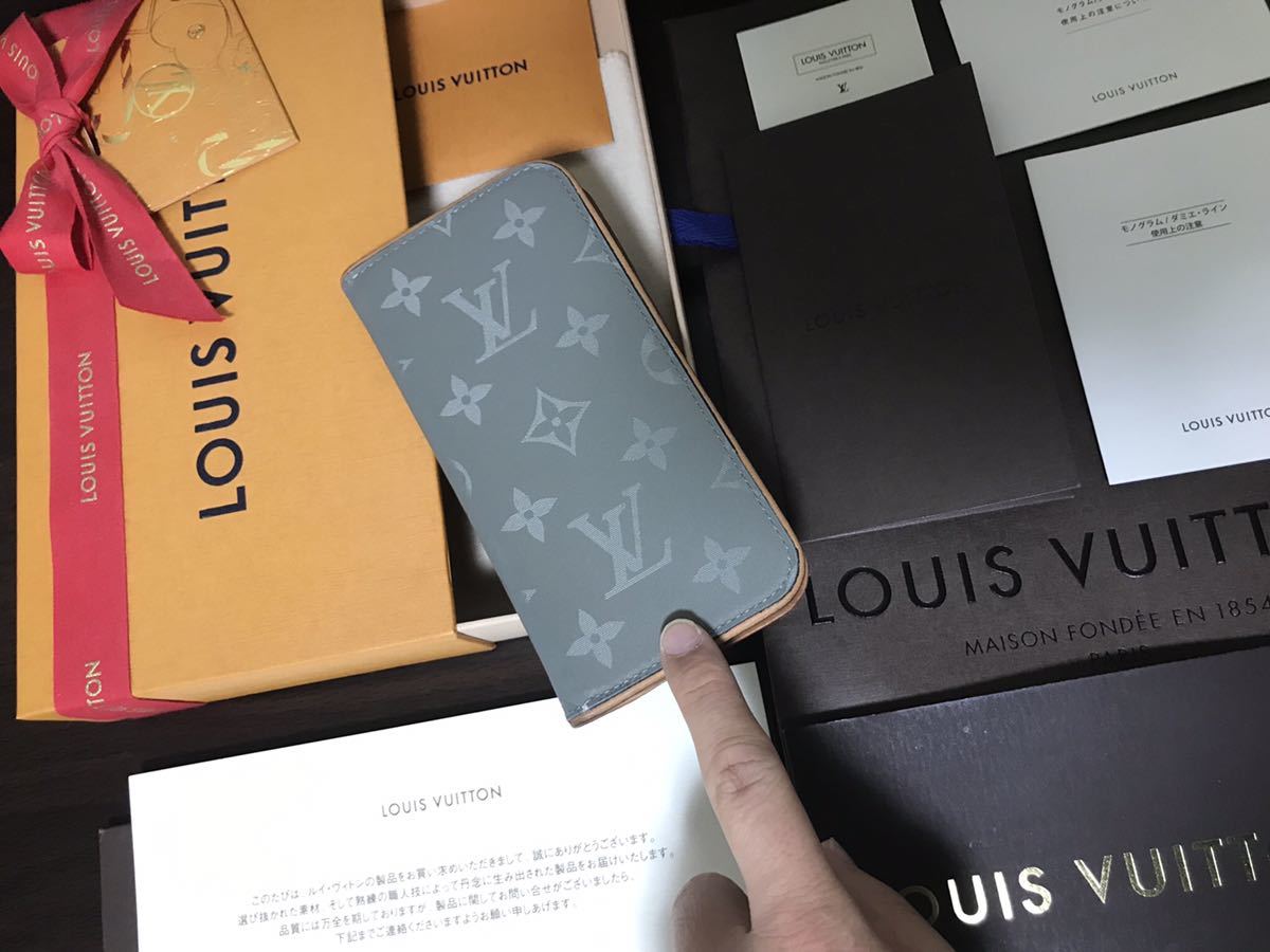  подлинный товар гарантия!2018 весна осень коллекция LOUIS VUITTON монограмма iPhoneX*Xs кейс 