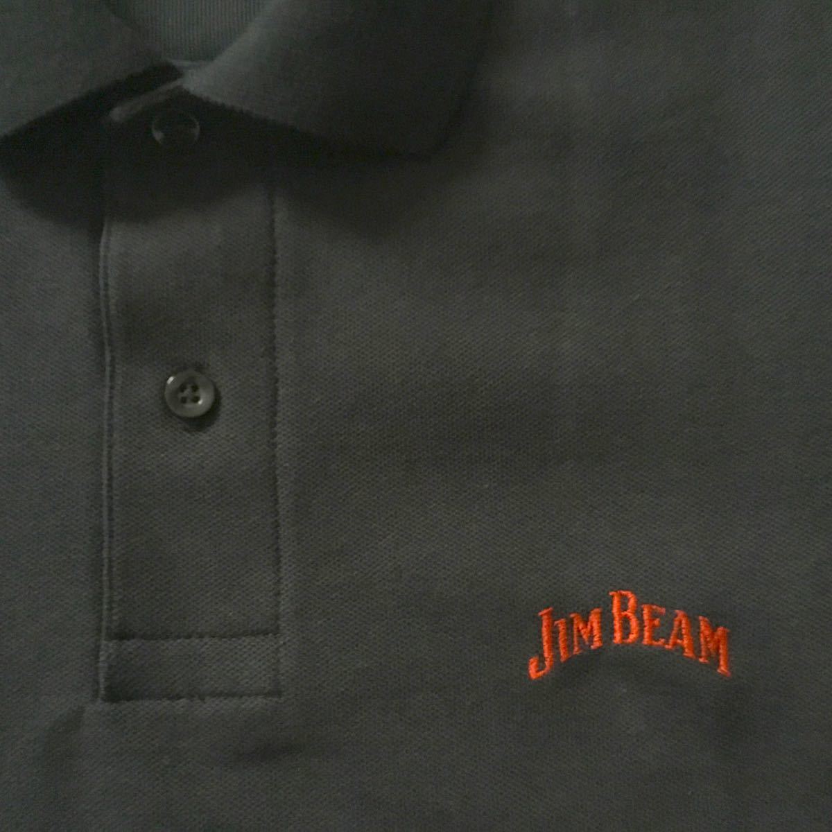 ブラック ポロシャツ メンズ L 未使用 JIM BEAM トップス 半袖