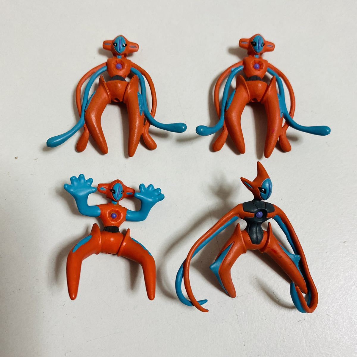 ヤフオク! - 【美品】立体ポケモン図鑑 デオキシス 4個セット ポケット...