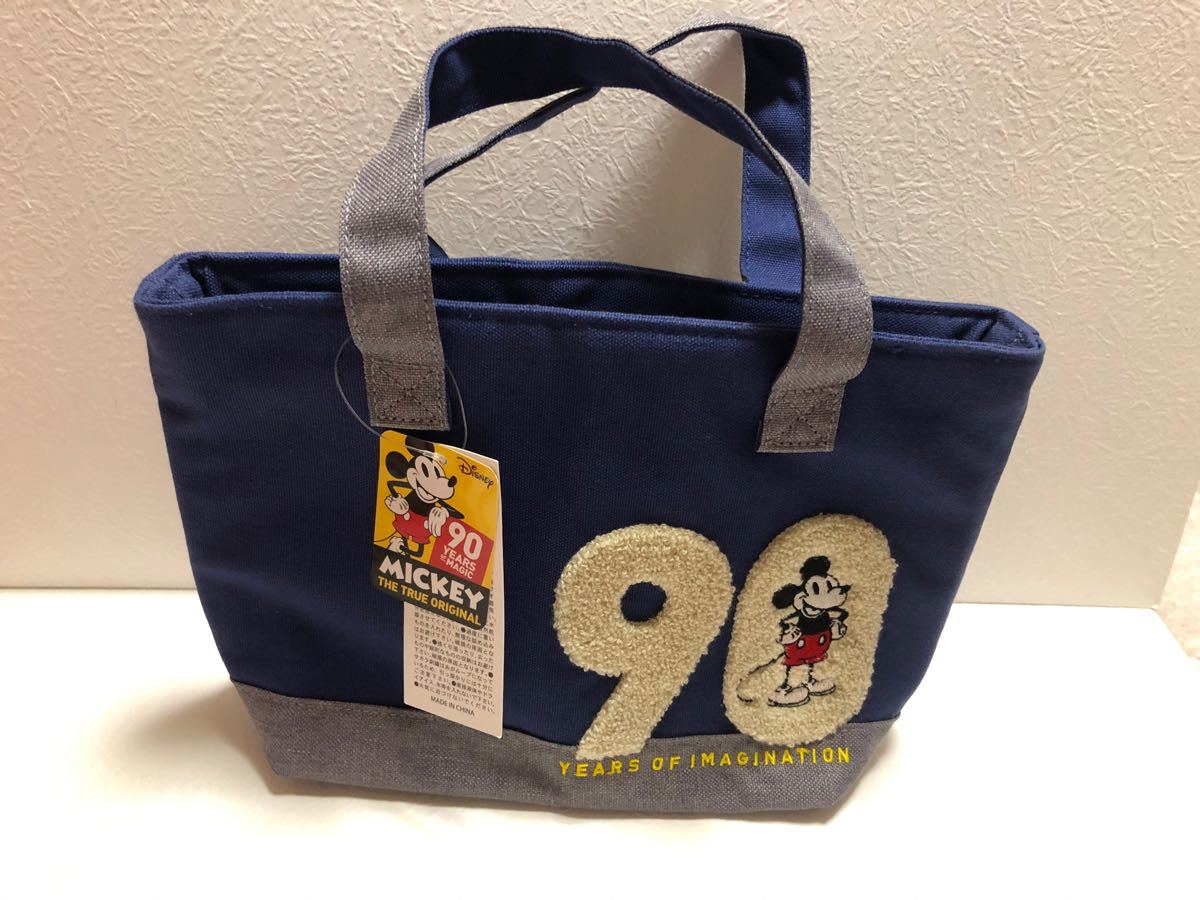 【新品】ミッキーマウス 90周年 サガラ保冷保温バッグ ランチバッグ