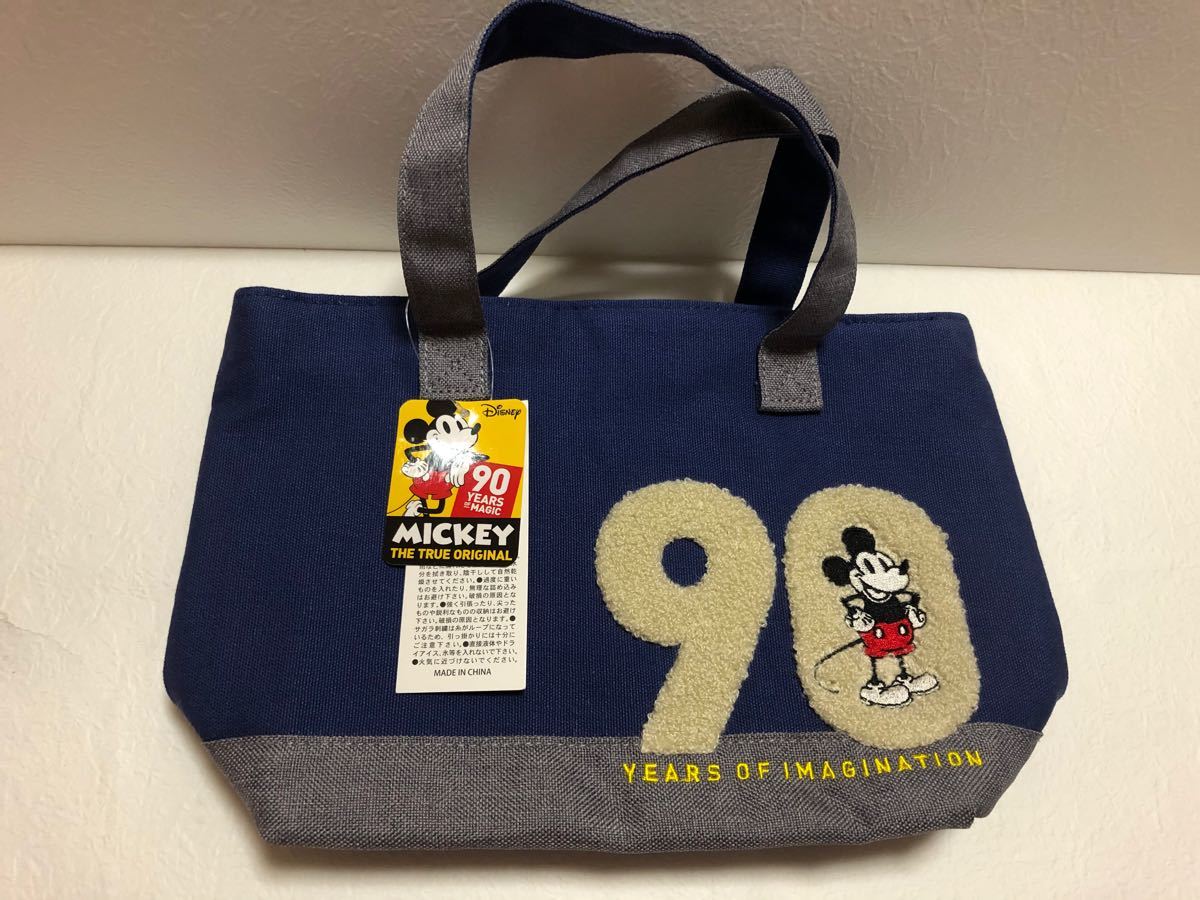 【新品】ミッキーマウス 90周年 サガラ保冷保温バッグ ランチバッグ