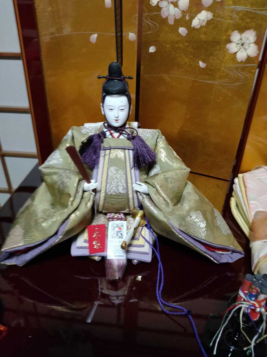 ひな人形内裏雛セット手渡し限定1度のみ展示使用値下げしました ひな人形内裏雛セット手渡し限定1度のみ展示使用値下げしました
