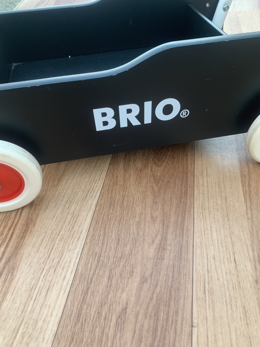 ヤフオク 3635 人気 ベビー おもちゃ Brio 手押し車 ブラ