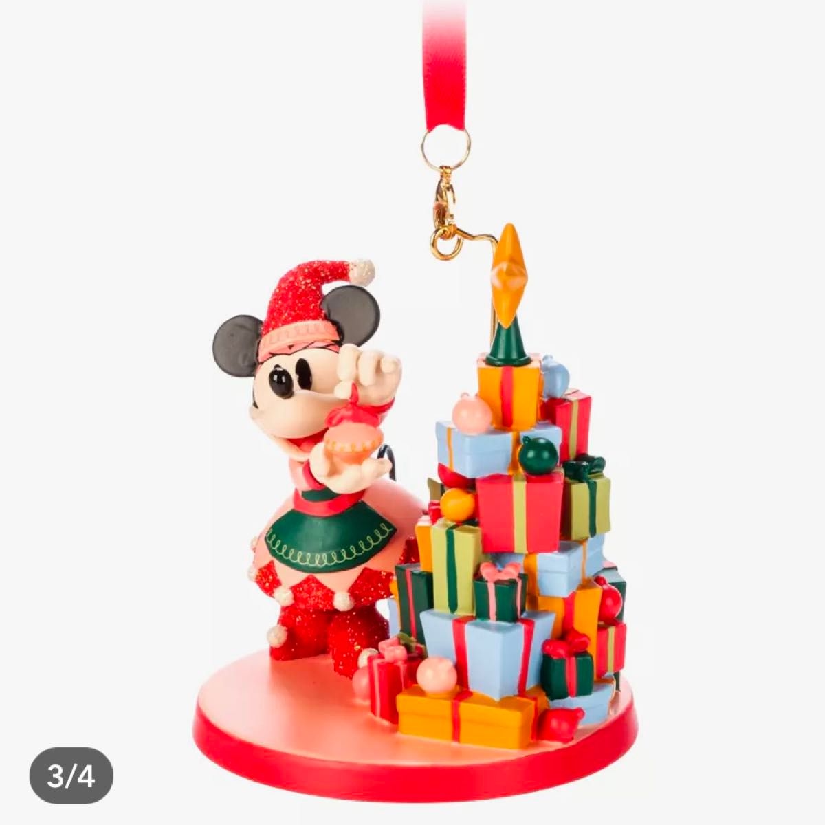 日本未発売】ディズニーストア ミニー クリスマス 2024 オーナメント