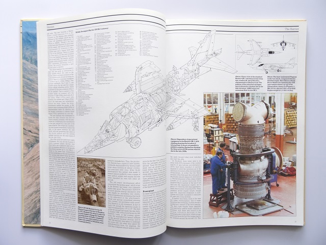  foreign book * Harrier photoalbum book@ airplane fighter (aircraft) warplane 