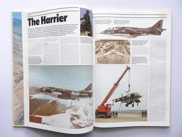  foreign book * Harrier photoalbum book@ airplane fighter (aircraft) warplane 