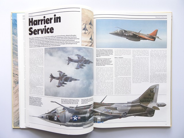  foreign book * Harrier photoalbum book@ airplane fighter (aircraft) warplane 