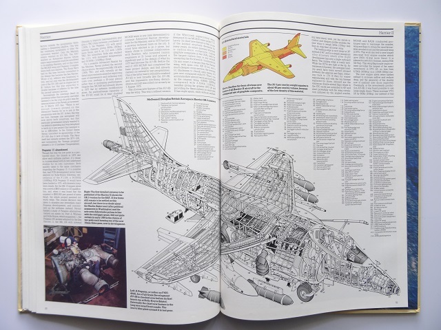  foreign book * Harrier photoalbum book@ airplane fighter (aircraft) warplane 