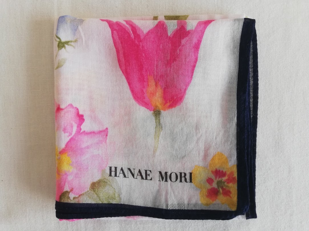 【正規品】HANAE MORI / ハナエ モリ ハンカチ dyh-8415_画像1