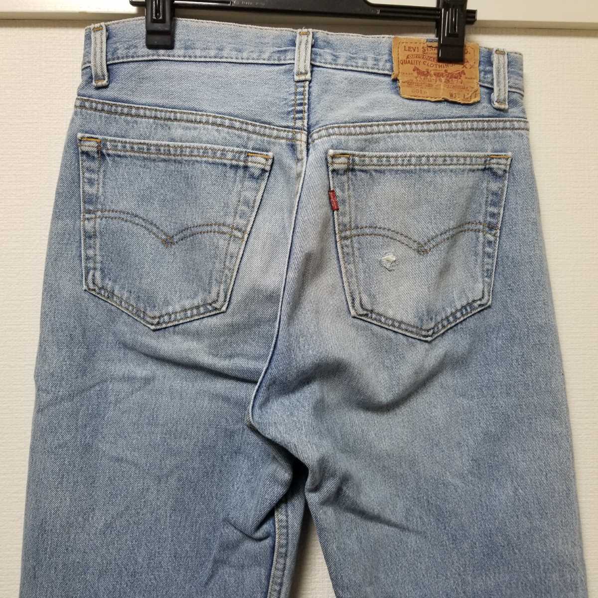 levis501xx リーバイス デニム パンツ w32 USA製 90年製 ボタン裏 546 Gパン インディゴ 02K1003melの画像4