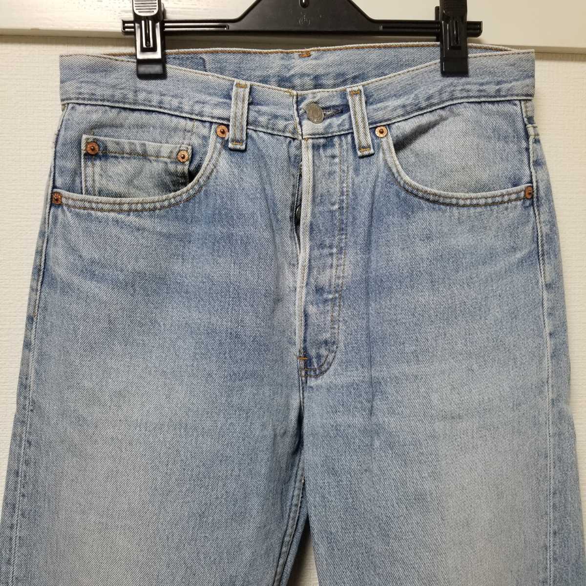 levis501xx リーバイス デニム パンツ w32 USA製 90年製 ボタン裏 546 Gパン インディゴ 02K1003mel_画像6