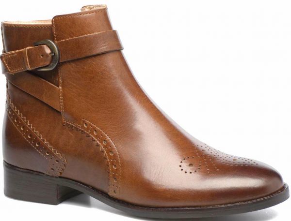 50%OFF】 ブラウン タン 革 レザー ブーツ 22.5cm Clarks 送料無料
