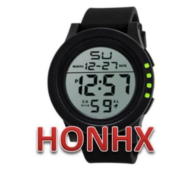 ダイバーズタイプ HONHXグリーンドット アウトドア 新品未使用 デジタル | ipmlampung.com