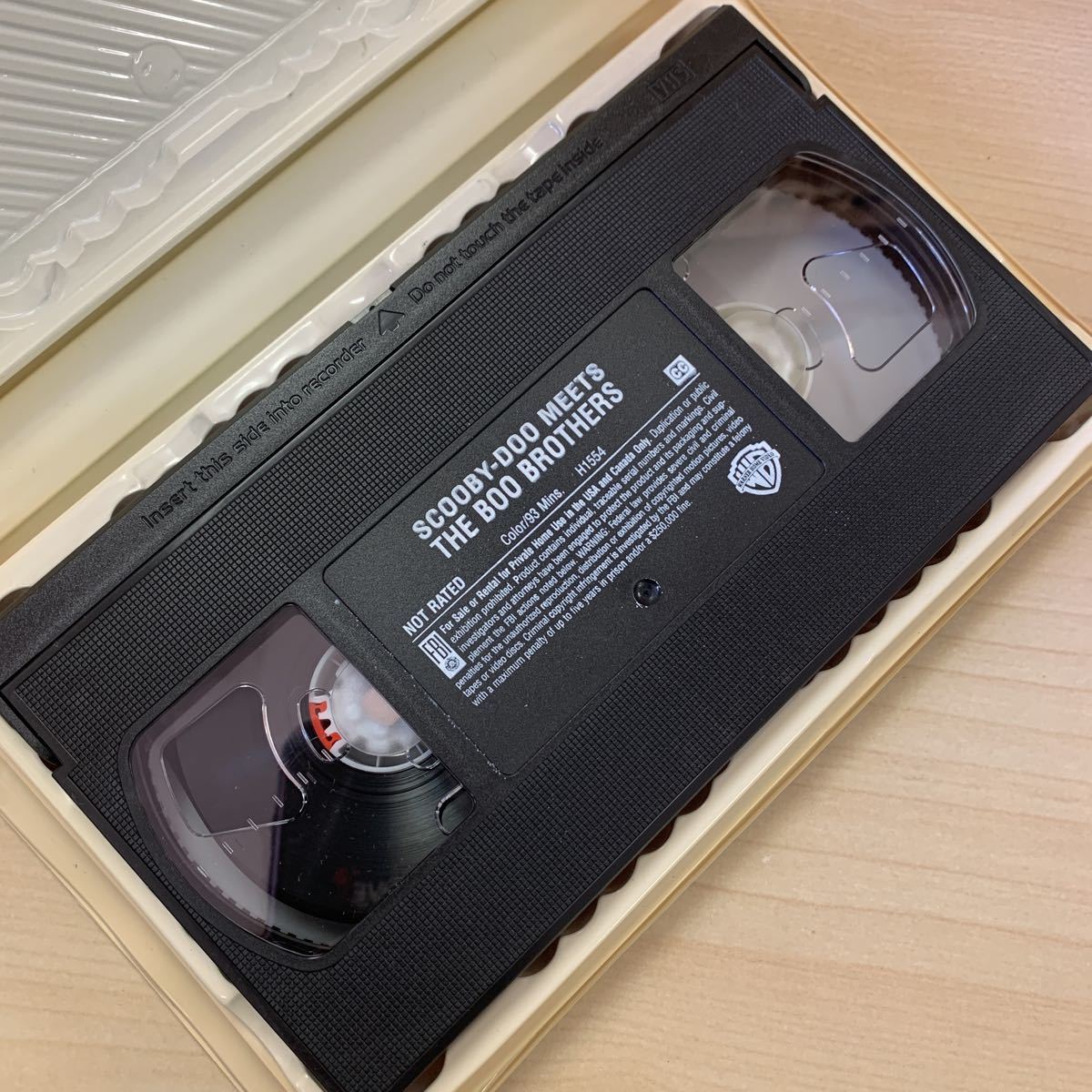 【長期保管品】英語版 ワーナーブラザーズ スクービードゥ ー VHS Warner Bros Scooby-Doo Meets the Boo Brothers ビデオテープの画像6
