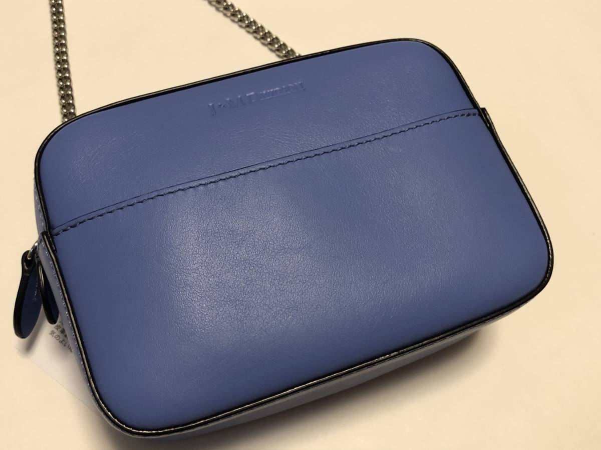 正規品質保証】 J&M 未使用 DAVIDSON 直営店 レザー ブルー ショルダー