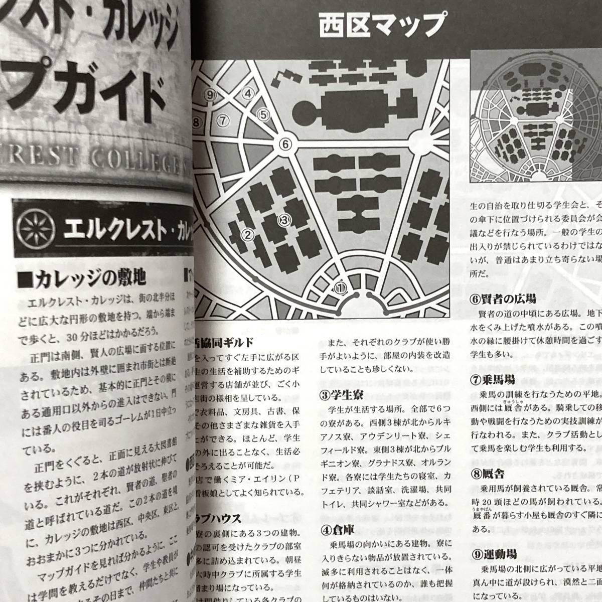 【アリアンロッドRPG エルクレスト学園ガイド◆書籍】菊池たけし F.E.A.R. ゲームフィールド TRPG テーブルトーク ボードゲーム 魔法 初版_画像3