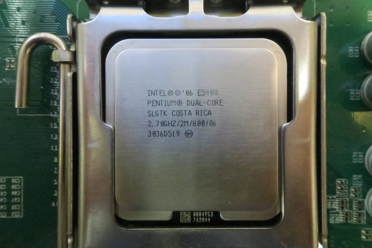 hp 536884-001 LGA775 マザーボード Pentium E5400 2.70GHz CPU付 HP Compaq 8000 Elite SFF 使用 動作品 ⑤_画像5
