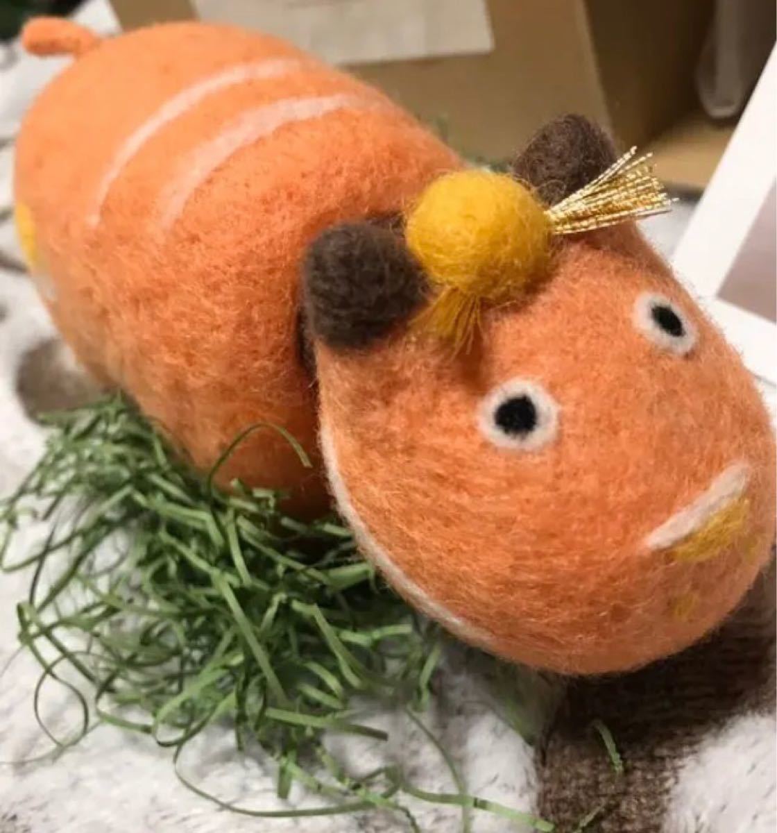 Paypayフリマ 干支 丑年 羊毛もふもふ無病息災 もふっこ赤べこ 羊毛フェルト Paypayフリマ 干支 丑年 羊毛もふもふ無病息災 もふっこ赤べこ 羊毛フェルト