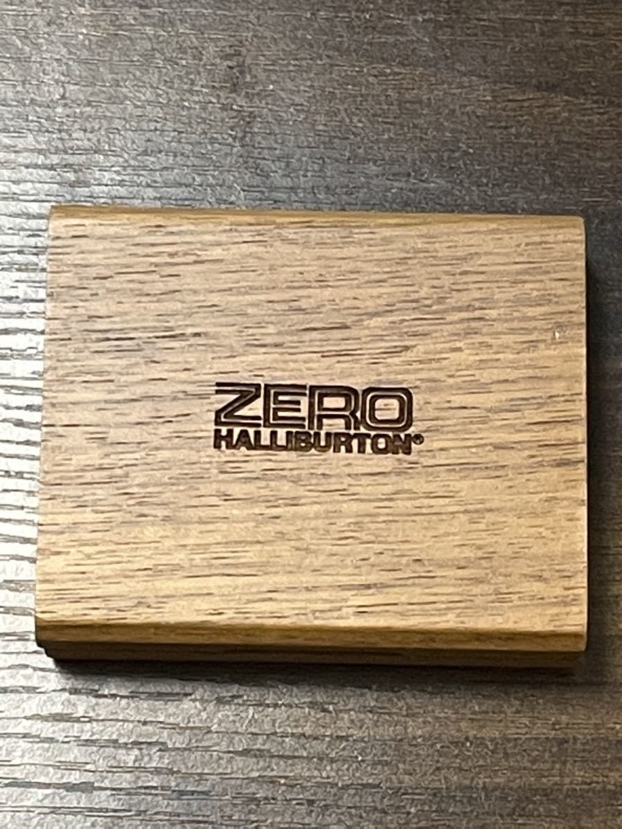 zippo ゼロハリバートン フルメタルジャケット ゴールド 希少カラー GOLD ZERO HALLIBURTON 2005年製 専用木箱 保証書 _画像9
