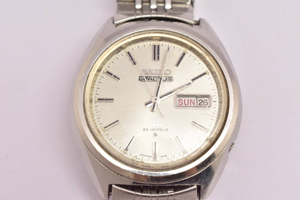 SEIKO / 5 ACTUS / 23jewels / SS / セイコー / アクタス / 腕時計 / メンズ /【6106-7520】_画像3