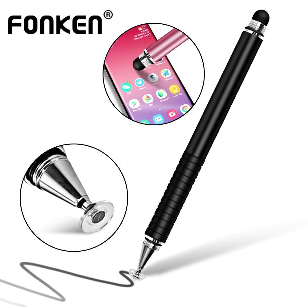 Fonkenスタイラススマートフォン 2 1 でサムスンxiaomiタブレット画面ペンシン描画鉛筆厚い容量ペン_画像1