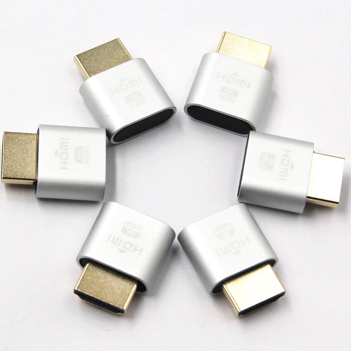 HDMI 仮想ディスプレイ 4 HDMI DDC EDID ダミープラグ EDID 表示チート仮想プラグ HDMI ダミーエミュレータ用 bitcoin マイニング_画像2