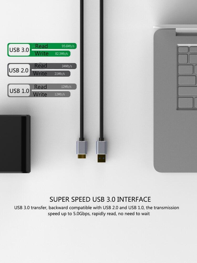  micro b usb 3.0 cable 5 5gbps external hard Drive. disk hdd cable S5 Note3 Toshiba wdsi- gate hdd data line cable 