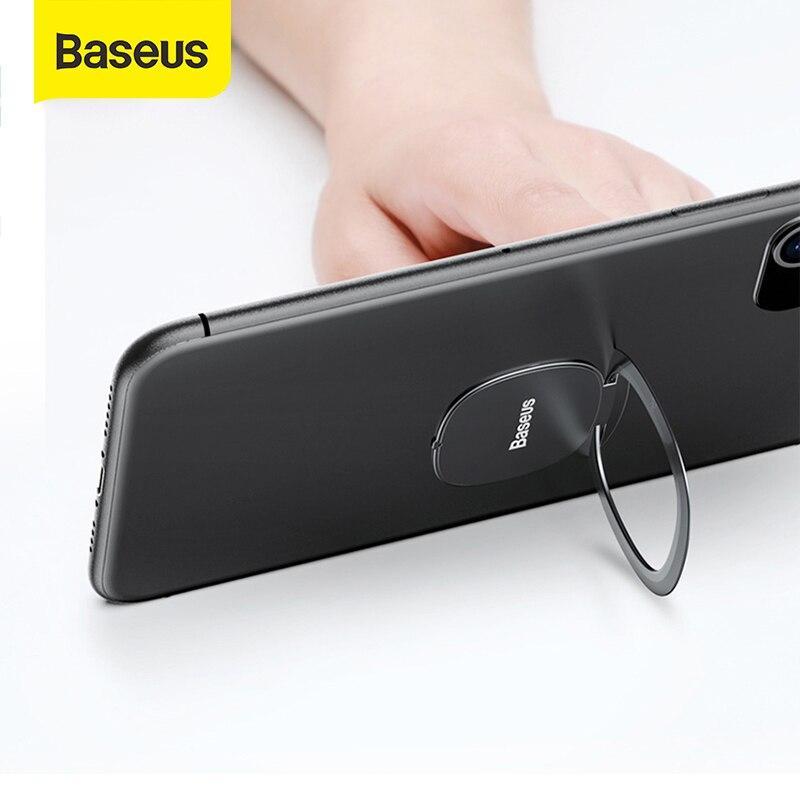 Baseus指リングホルダーiphone 11 プロマックス 360 度回転電話スタンドマウントポータブルリングホルダータブレット携帯電話_画像2