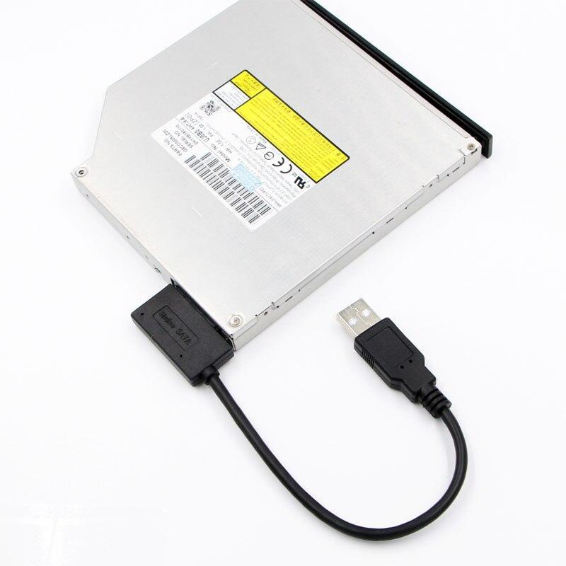 USB3.0 ミニ sata ii 7 + 6 13Pin アダプタ変換ケーブルノートパソコンの cd/dvd rom スリムドライブ_画像5